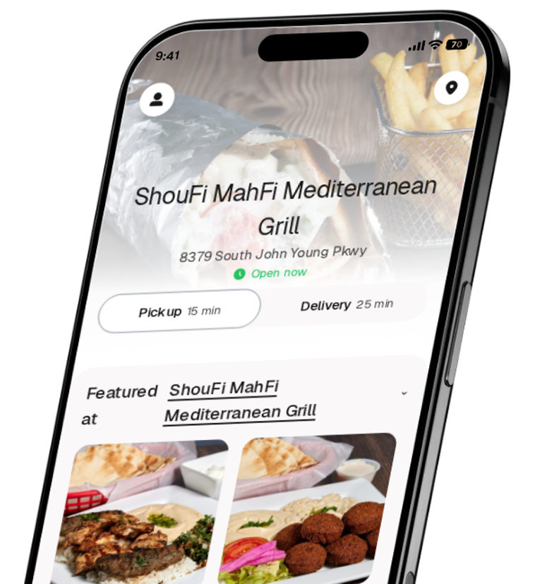 ShouFi MahFi Mediterranean Grill app preview