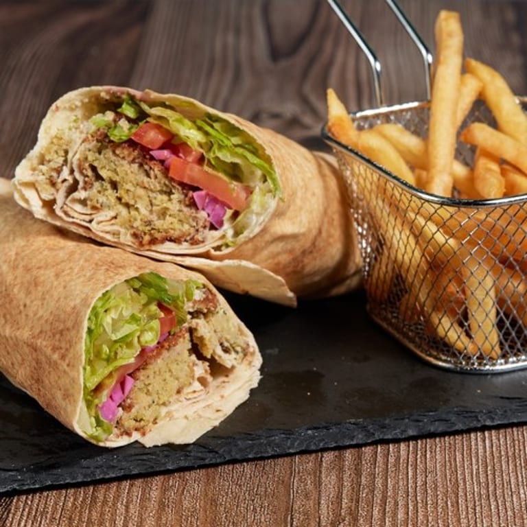 Delicious Falafel Wrap Experience