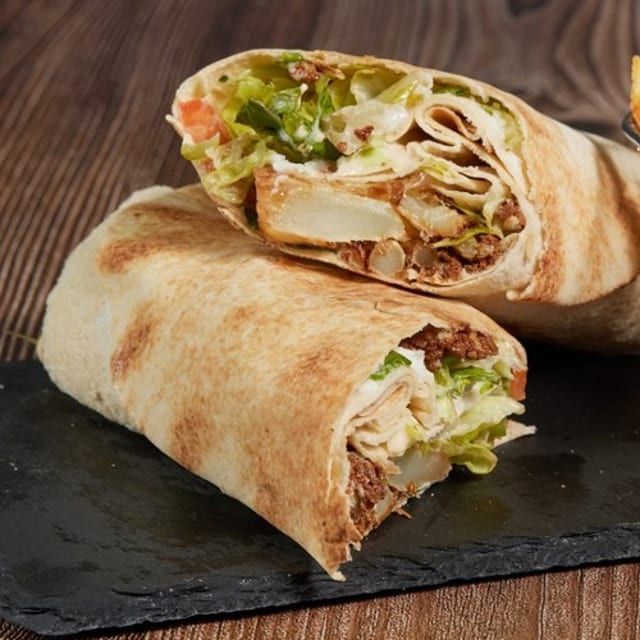 Fried Cauliflower Wrap.