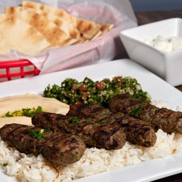 Kefta Beef Platter.