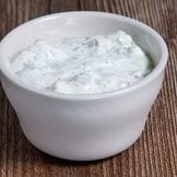 Yogurt & Cucumber Salad.