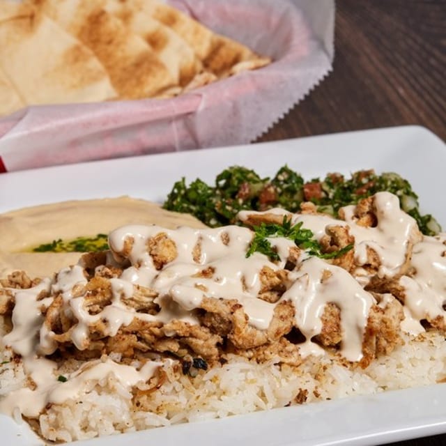 Chicken Shawarma Platter.