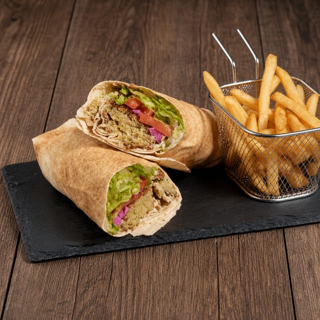 Falafel Wrap Combo.