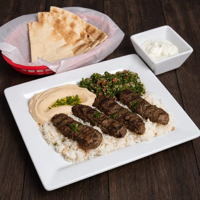 Kefta Beef Platter.