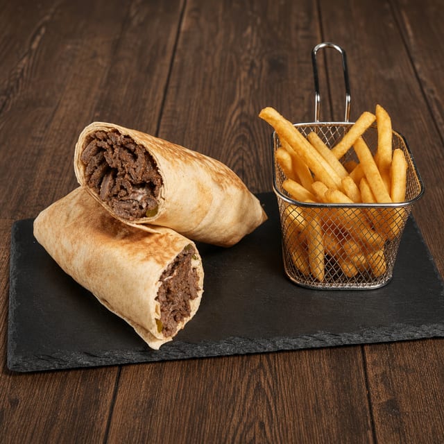 Chicken\Beef Shawarma Wrap Combo.