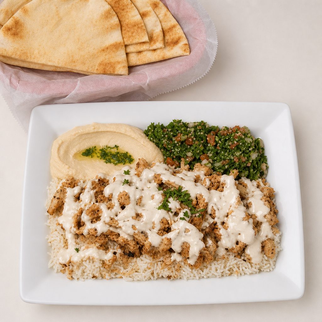 Chicken Shawarma Platter.