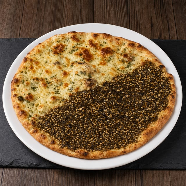 Cheese & Zatar Pie.