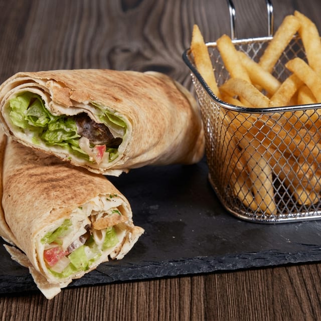 Kefta Lamb Wrap Combo.