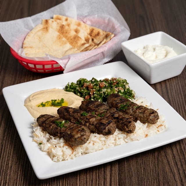 Kefta Beef Platter.