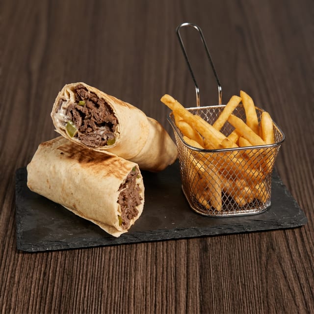 Chicken\Beef Shawarma Wrap Combo.