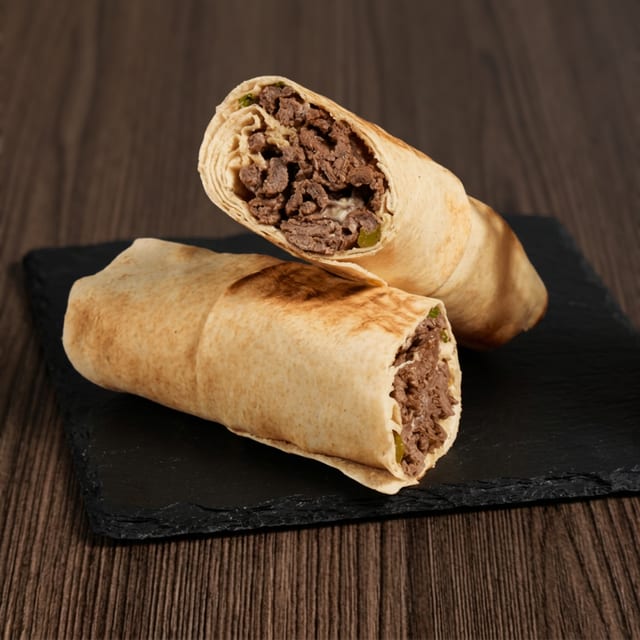 Beef Shawarma Wrap.