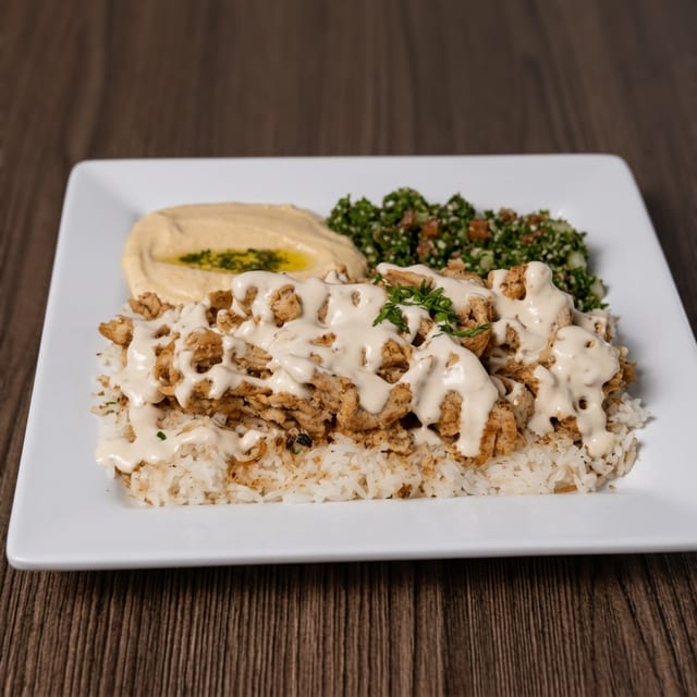 Chicken Shawarma Platter.