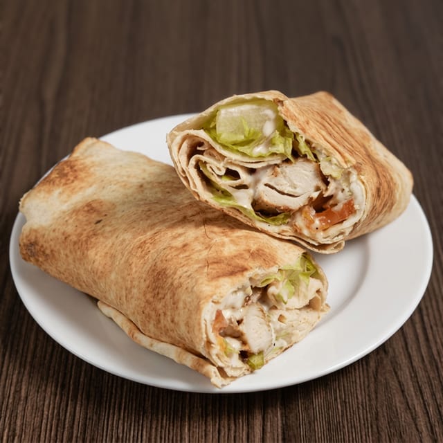 Chicken Shish Tawook Wrap.