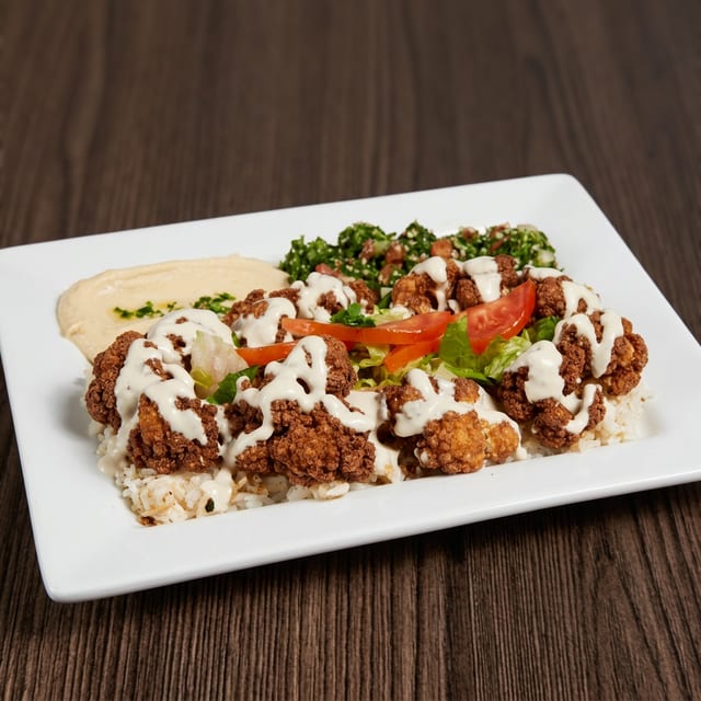 Fried Cauliflower Platter.