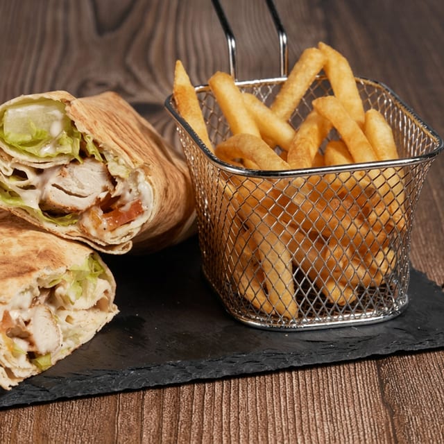 Chicken Shish Tawook Wrap Combo.